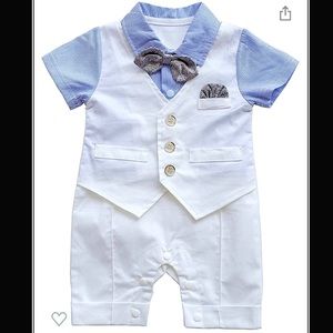 Baby Boy Baptism Outfit 🤍